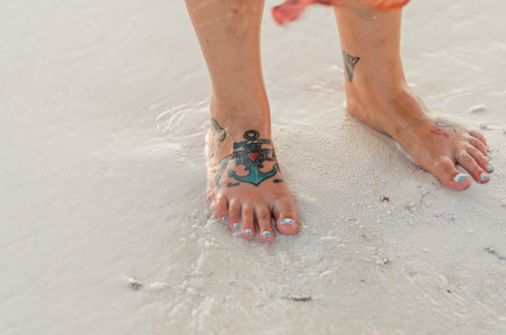 Tatuagem de luto praia